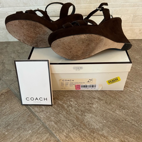 Coach wedge heels - Picture 4 of 5